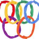 Chew Necklaces for Sensory Kids, Cloth Fabric Necklace Oral Toys for Boys Girls Alternative to Chewing, Terry Absorbent Chewy Toy Autism for ADHD SPD Fidgeting 6 Pack