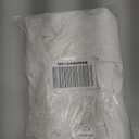 Ivory White Pillowcases with Eyelet Crocheted Lace Ruffles Pillow Shams Cotton Queen Size 20"X30" 2-Pack