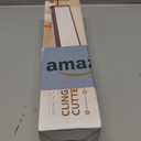 Aluminum Foil & Plastic Wrap Dispenser with Cutter - Magnetic & No-Drill Wall Mount, Stainless Steel Design, Space-Saving Kitchen organizer for Countertops & Cabinets - Fits 12" Rolls, Silver