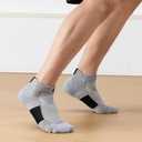 6/12 Pack Socks for Men, Men's Ankle Socks Low Cut Socks for Sport Running, Moisture Wicking Cushioned Mens Socks