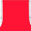 Red Photography Backdrop for Photoshoot, Photo Backdrop Curtain, Perfect Red Backdrops for Party Portrait Photoshoots Video Studio 8FTx10FT