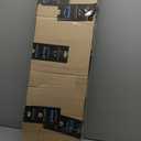 Door Draft Stopper, 39 Length Cuttable Weather Stripping Seal, Strong Adhesive Door Sweep for Exterior and Interior Doors (2, Brown)