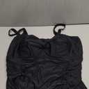 Aqua Eve Womens Plus Size One Piece Swimsuit- Tummy Control Bathing Suit Full Coverage Swimwear (Black) 
26W