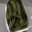 Olive Green Velvet Blackout Curtains 84 Inches 2 Panels Forest Green Elegant Vintage Pinch Pleated Drapes for Living Room Bedroom Thermal Soundproof Back Tab Window Panels,W40 x L84,Home Decor