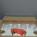 Bathroom Light Fixtures, 4-Light Brushed Gold Vanity Lights with Globe Clear Glass, 30 Inch Champagne Bronze Vanity Lighting Fixtures Over Mirror, AD-22280-4W-GD