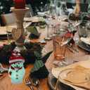 Angoily USB Snowman, USB Christmas Tree for Desk, 2 Pcs Snowman Night Light, Christmas Tree for Computer Colorful Glowing Cartoon Lamp for Bedroom Living Room Xmas Party Led Cute Room Decoration