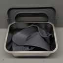 Decflow 10L Stainless Steel Dog Water Bowl, No Spill Anti-Splash Dog Bowls with XXL Silicone Mat, Spill-Proof Slow Feeder for Messy Drinkers, Heavy Duty Pet Bowls for Indoor/Outdoor Use Grey