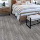 Peel and Stick Floor roll:12 * 118in Vinyl Flooring roll Waterproof,self-Adhesive Floor Tile Sticker for Bathroom/Kitchen/Bedroom/livingroom/Hallway(Grey Wood)