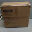 Mallify Foldable High Chair, Space-Saving Portable Baby High Chair with Removable Double Tray, Modern Convertible Baby Feeding Chair, Lightweight, Easy to Clean, White