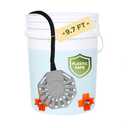 500W Chicken Water Heater, Submersible 5 Gallon Bucket Heater Deicer, Heated Chicken Waterer for Winter, Heated Poultry Waterer, Freeze Proof, Outdoor Stock Tank and Water Trough Warmer for Livestock