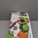 BAODLON Dinosaur Shooting Toys for Boys 4 5 6 7 8 Years Old, Movable Electronic Scoring Target Game with 2 Toy Popper, Spray & Light & Sound, 24 Foam Balls, Christmas Birthday Gift for Kids 3-5, 5-7