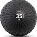Marcy Slam Ball, 1050 lbs Dead Weight, Non-Bounce, Sand-Filled Medicine Ball with Durable PVC Shell & Textured Grip for Slams, Tosses, Core & Full Body Training, 35 LB