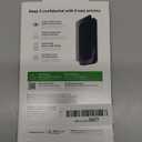 BodyGuardz Pure 3 Privacy Glass Compatible with iPhone 17 and iPhone 16 Devices, 2-Way Privacy Technology, 9H Hardness, Easy Install, Case Friendly - Black Border (for iPhone 17 Pro Max / 16 Pro Max - 6.9 inch)