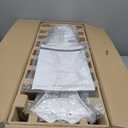 52 Inch 6 Speed High CFM Quiet DC Motor Modern Ceiling Fan with Lights Remote Control, 3 Blade White Gold Indoor Bedroom Living Room Ceiling Fan