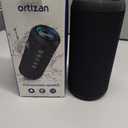 Ortizan Portable Bluetooth Speaker (1nd Gen), IPX7 Waterproof, Wireless, Big Sound and Deep Bass, TWS Pairing, 30Hrs of Playtime, for Home/Party/Outdoor/Beach, Birthday Gifts for Men Women - Black