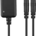 8.4V Heated Glove Charger USB 2-Head Compatible with 7.4V 3500 3000 2200mAh Li-Polymer Battery, Power Cord Suitable for Heated Hats, Socks, Jackets Replacement Charger