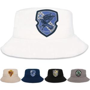 Harry Potter Bucket Hat for Kids, Boy, Girl Sun Hat Ages 4-7, Big Kids 7-14 Years 100% Cotton for Summer Teen Youth Beach Hat