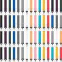 Shappy 60 Pcs Wrist Keychain for Keys Wrist Strap Keychain Bulk Key Chain Holder with Key Rings for Women Men Nylon Hand Wristlet Lanyard for Car Keys Wallet Bag holder, 12 Colors