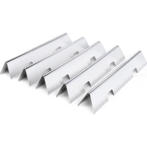 Uniflasy 7736 Flavorizer Bars for Weber Spirit 300 & Spirit II 300 Series E310 E320 E330 S310 S320 S330 15.3 Inch Stainless Steel Heat Plates 5 Pack Replaces for Weber 7636 67046