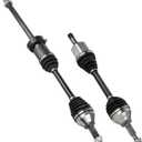 Front Left&Right CV Axle Shaft for Ford Explorer V6 3.5L 2011 2012 2013 2014 (Only for FWD), Naturally Aspirated, Replace for 66-2283 66-2286, 2 pcs Driver & Passenger Side CV Joint Shaft