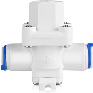 3/8" Water Pressure Relief Regulator Reducing Valve Filter RO Water for 3/8 Pushfit Tube, 29-50Psi -limiting Valve, 2.56 x 2.36 inch