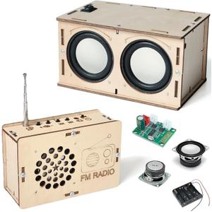 STEM Toys for Ages 8-13 Stocking Stuffers Teen Easter Basket Stuffers Gifts for 9 10 11 12 14 15 Year Old Boys Girls Kids Science Engineering Kit Circuit DIY Electronics Project Building Speaker Radio