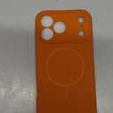 Miracase Magnetic for iPhone 17 Pro Max Case, Compatible with MagSafe, Integrated Silicone Camera Control Cover, 3.0mm Thicken Shockproof Drop Protection Phone Case for 17 ProMax, Orange