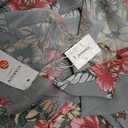 Women's Floral Kimono Cardigan Lightweight Beach Cover Up for Summer Loose Fit Casual Top, Size XL