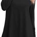 JUSTFASHIONNOW Turtle Neck Shirts for Women Long Sleeve Tunic Tops to Wear with Leggings Dressy Casual Fall Clothes 2025 (Small, B Black)