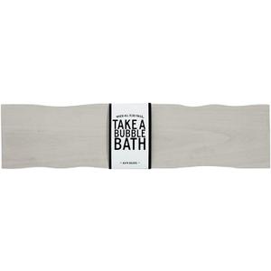 Bathtub Tray Paulownia Wood Bath Board, 32-Inches, Grey (Gray)