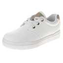 Josmo Kids Casual Sneaker Laceup Shoe - Boys and Girls Shoes Lowtop Casual Fashion Sneakers - White (Size 3 Big Kid)