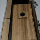 Birdfy Smart Bird House with Cameras 2025 New Version,1080P Dual-Cam, Remote Control,Solar Powered, AI Identify, Wireless Outdoor Watch Bluebird Cardinal Nesting Story in Realtime, DIY Gift (Bamboo)