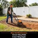 LawnMaster 13.5 Amp 18” Electric Tiller – TE1318M