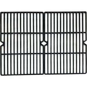 Parts DC107 19 1/4 Inch Set of 2 Porcelain Coated Cast Iron Cooking Grid (12 3/8" x 19 1/4" for Each) Replacement for Charmglow BBQ Grillware Nexgrill Weber Jenn-Air Others