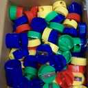 Fainne 200 Pcs Pencil Sharpeners Bulk, Mini Manual Pencil Sharpeners for Kids Handheld Small Pocket for Office School Classroom Supplies Goodie Bags and Gifts, Multicolor (Round)