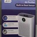 Air Purifiers for Home Large Room, Cover Up to 2400 Ft with True HEPA Filter, Smart Mode, PM2.5 Air Quality Display, 22dB Sleep Mode, Aromatherapy with 2X-Purification & 360Air Outlet, HAP603, White