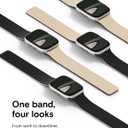 MOFT Snap Duo Watch Bands Compatible with Apple Watch, Quick Magnetic Wear, Duo-Color Design & Soft Silicone, iWatch Bands for Ultra 3/2/1, Series 11/10/9/8/7/SE/6/5/4/3/2/1, 38/40/41/42/44/45/46/49mm