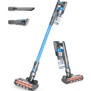 LEVOIT Cordless Vacuum Cleaner, Stick Vac with Tangle-Resistant Design, Up to 50 Minutes, Powerful Suction, Rechargeable, Lightweight, and Versatile for Carpet, Hard Floor, Pet Hair, LVAC-200
