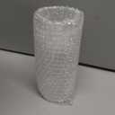 6 Pcs 8 Inch Tall Glass Ribbed Cylinder Vases Clear Floating Candle Flower Vase in Bulk, Hurricane Candle Holder for Wedding Housewarming Gift Table Centerpieces