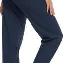 SEVEGO Women's 30"/32"/34"/36" Tall Inseam Joggers Lightweight Sweatpants Zipper Pockets Athletic Workout Lounge Pants (Blue)