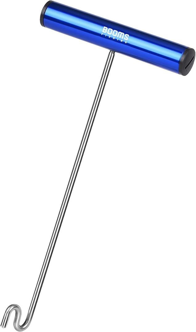 Booms Fishing R08 Fishing Hook Remover Tools Saltwater Dehooker Shark Hook Remover 10 inches (Blue)