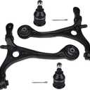 Autoround K640290 K640289 Front Lower Control Arm w/Ball Joint Compatible with Honda Accord 2003-2007, Acura TSX 2004-2008, 4pcs