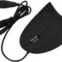 Ergonomic Mouse, Vertical Wireless Mouse 2.4G Rechargeable Optical Vertical Mouse High Precision Optical Mouse Adjustable800/1200/1600 DPI 6 Buttons, for Laptop etc, Red,Specially for Right-handers