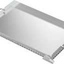 Stanbroil Stainless Steel Flat Top Gas Grill Griddle for Blackstone 2 Burner Propane Fueled Grill Front Grease Management System - 28 Inches