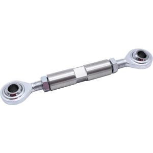 2 1/2" Adjustable Tensioning Rod Silver colour Heim Joint Alternator Bracket Fits for SBC BBC 350 454 302 engine
