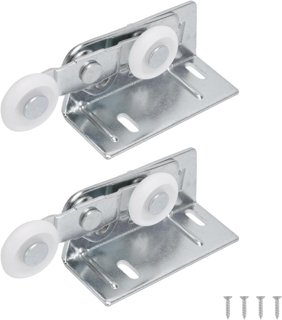 Twin Pocket Door Roller,Top Mount Pocket Door Rollers, 7/8 Inch Wheels, Alloy Steel, Fits Cox Doors