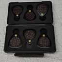 6-Pack Guitar Picks for Acoustic & Bass Guitars | As Seen On Shark Tank | Black Heavy Gauge 0.96mm