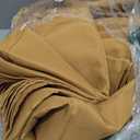 Bailarina Cloth Napkins Set of 120,17x17 inches Dinner Napkins Cloth Washable, Polyester Square Table Cloth Napkin Bulk with Hemmed Edges Ideal for Banquets, Parties and Weddings-Gold