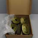 Hotop 3600 Count Siding Nails, 15-degree Wire Collated Coil Siding Nails, Full Round Head Mild Steel Nail for Sheathing Decking Fencing Attachment Replacement Parts(1 1/2 Inch)