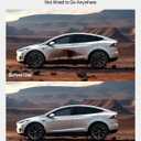REEVAA 2026 Tesla Model X Accessories - Mud Flaps [Protect Paint, No Drilling Required] All-Weather Splash Guard Body Kits for Model X 2022-2026, Black (Set of 4)